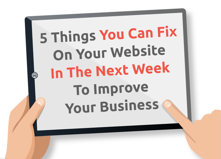 Eric Rounds Agency ebook: 5 things to fix on your website to improve business.