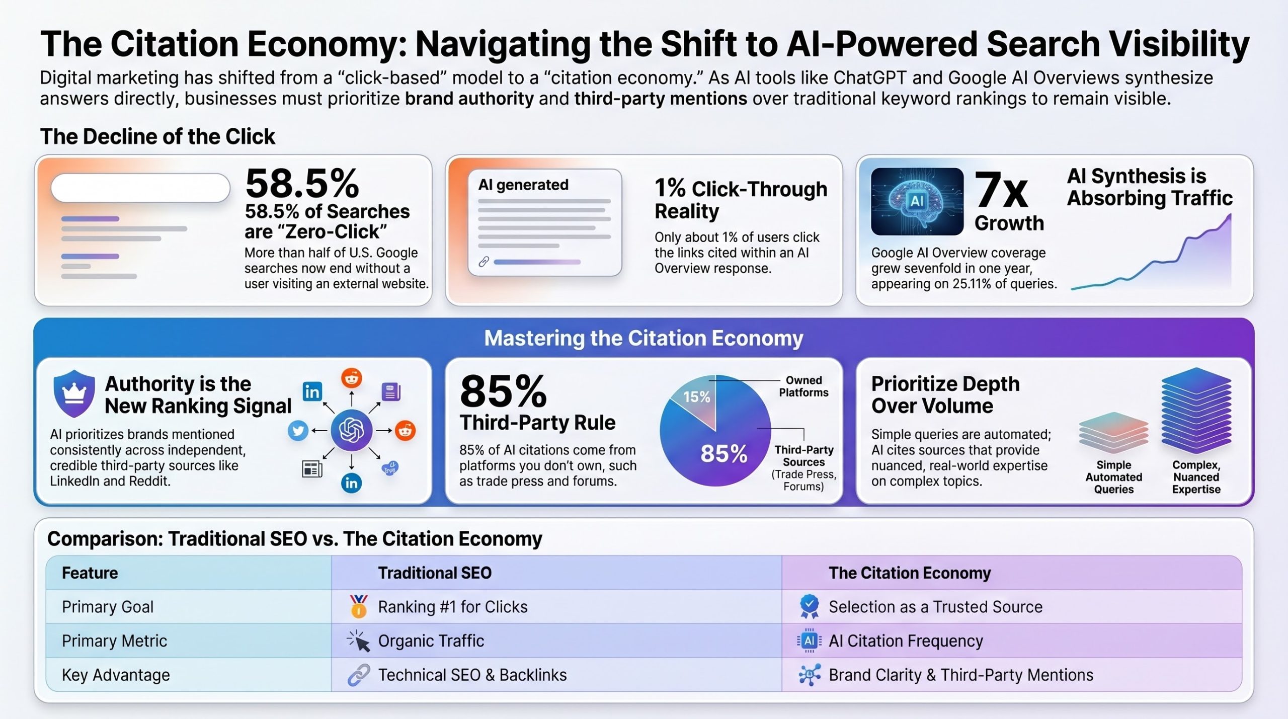 AI Search Visibility Inforgraphic