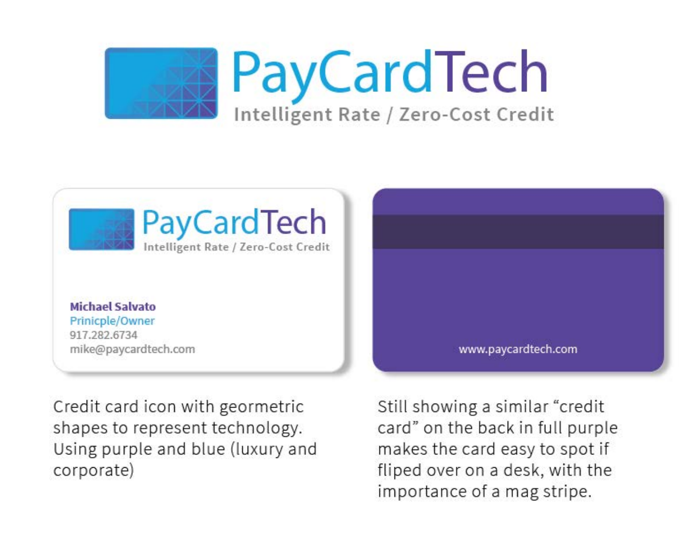 Wordmark and card-back concept